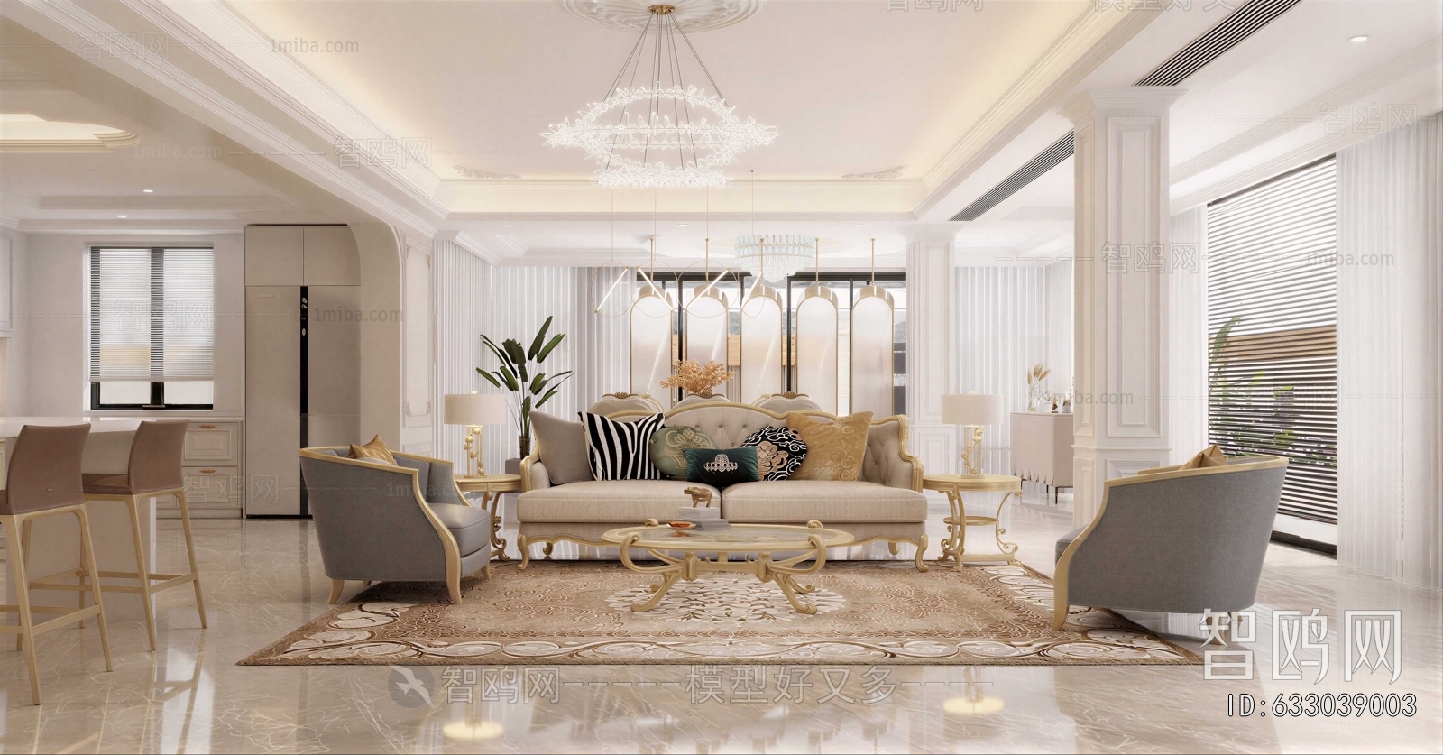 European Style A Living Room