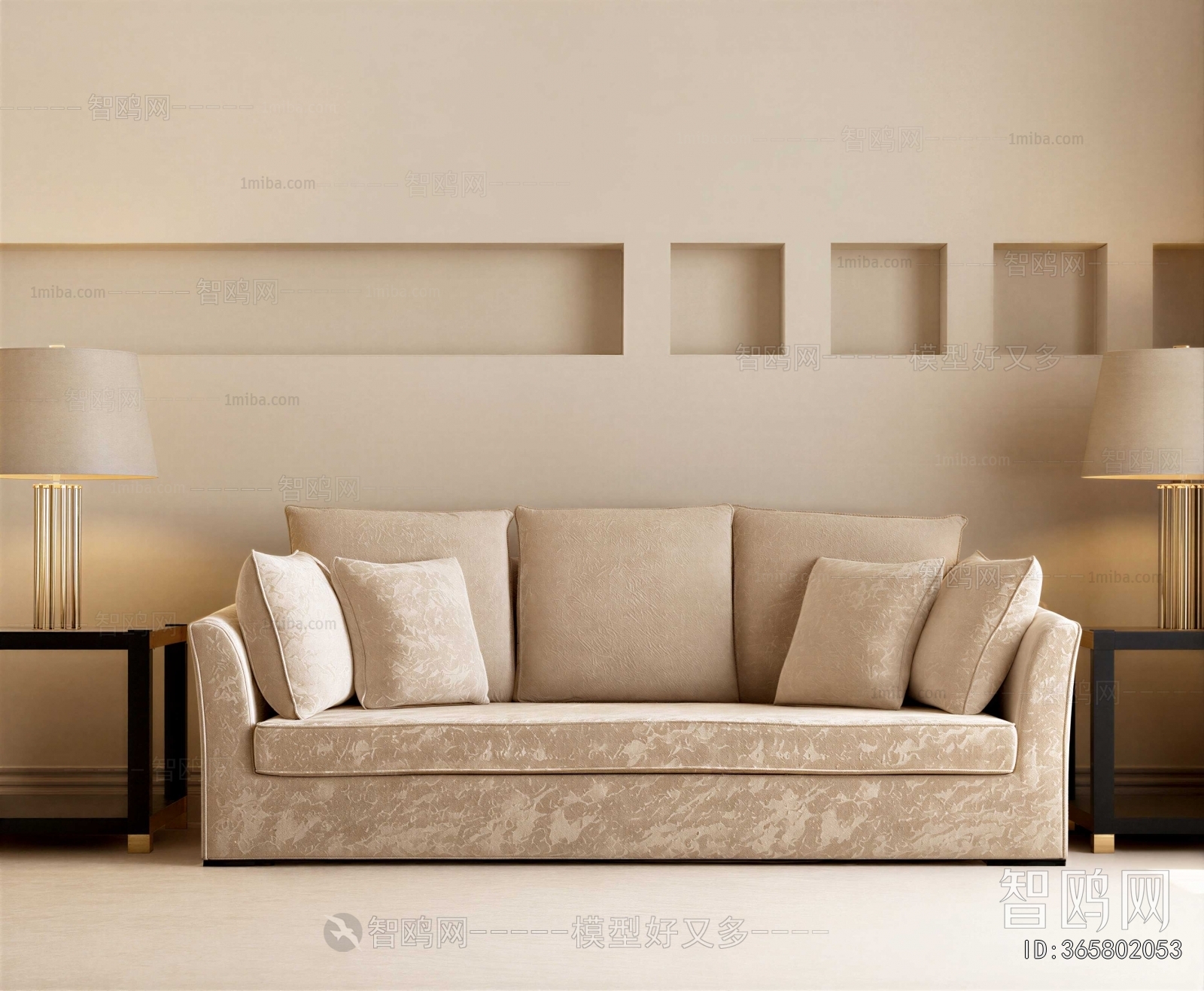 Modern Three-seat Sofa