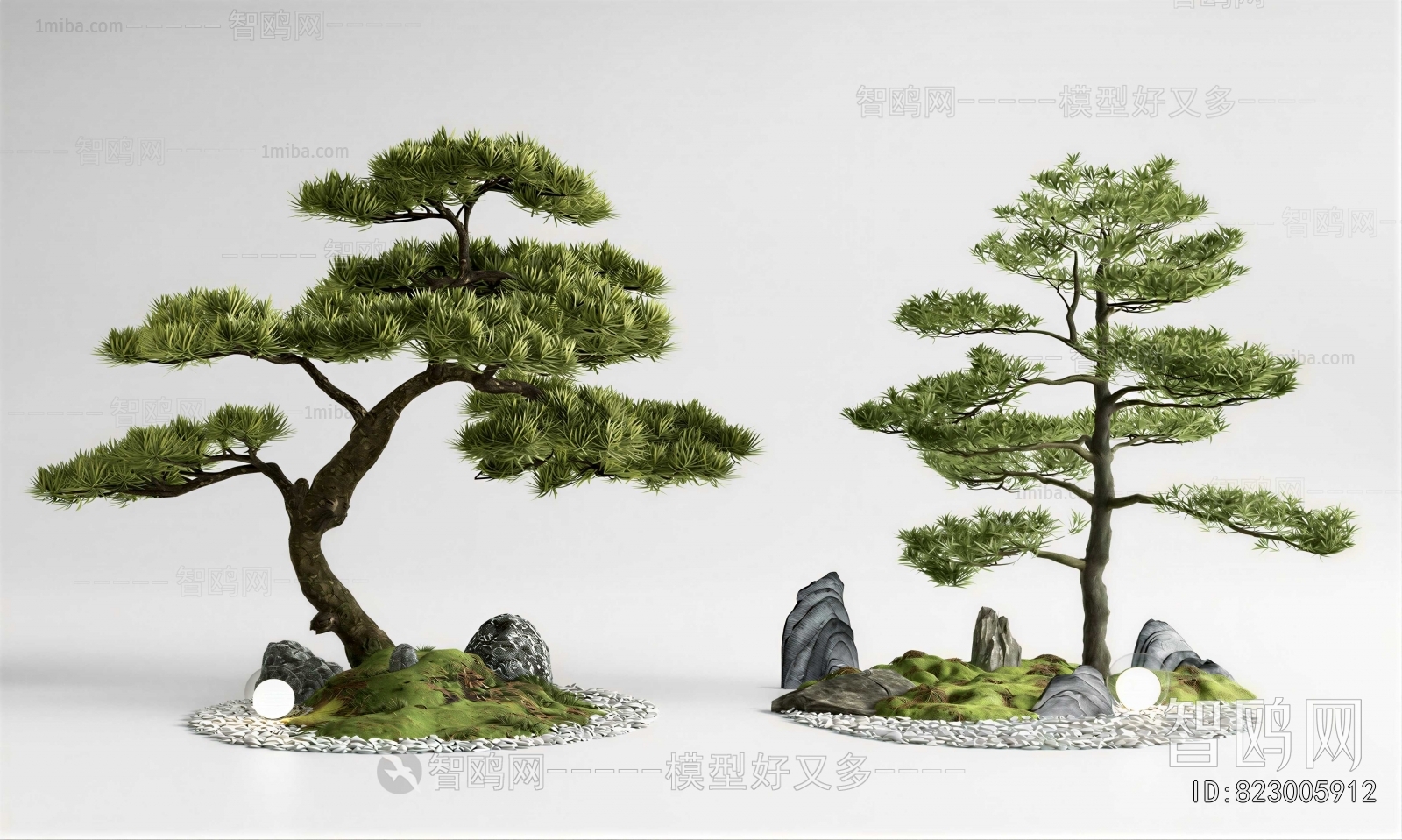 New Chinese Style Plant Landscaping