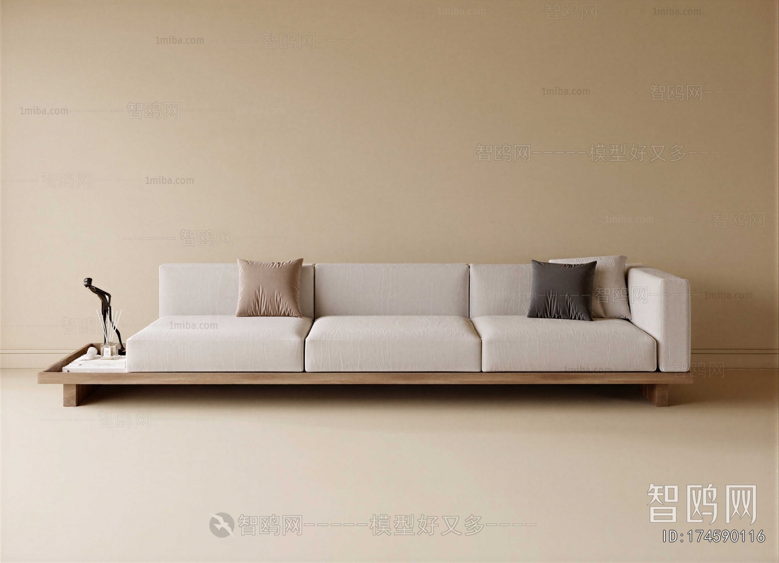 Modern Three-seat Sofa