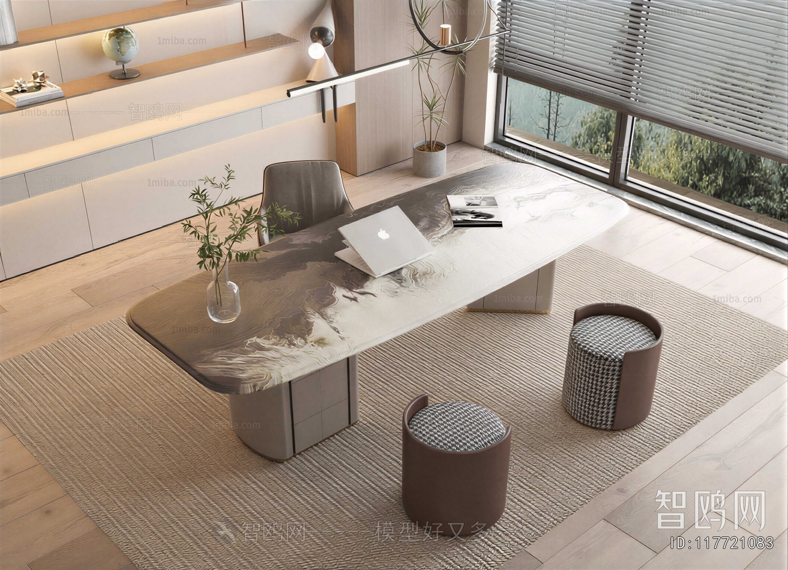 Modern Computer Desk And Chair