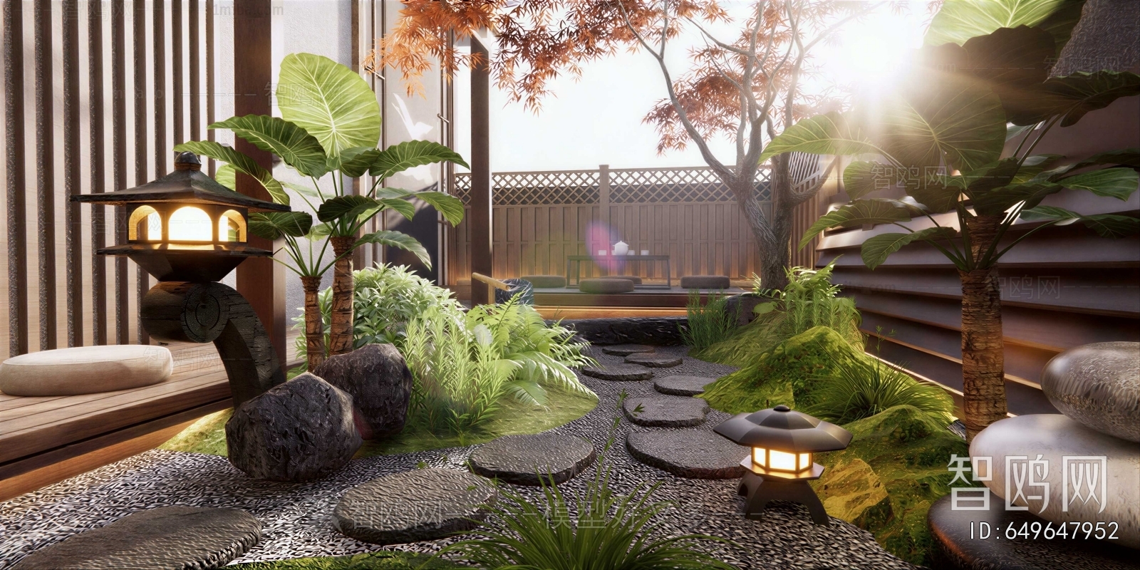 Japanese Style Courtyard/landscape