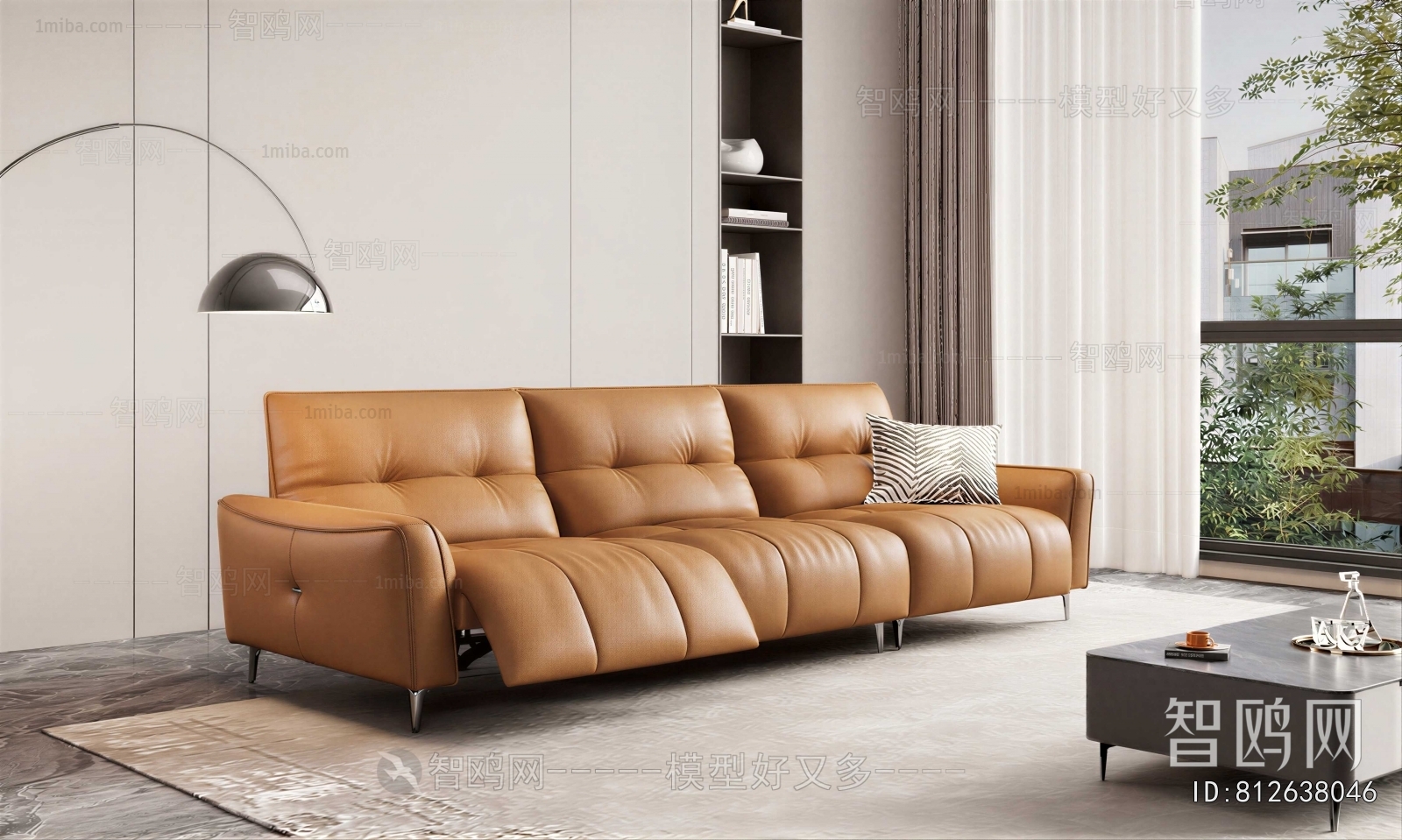 Modern Three-seat Sofa