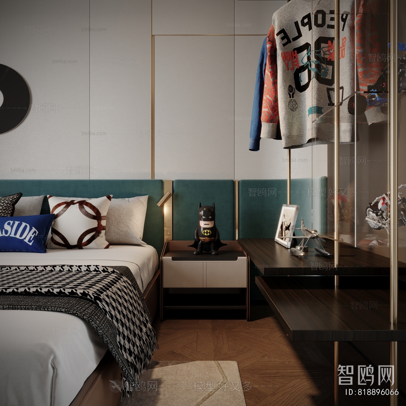 Modern Boy's Room And Son's Room