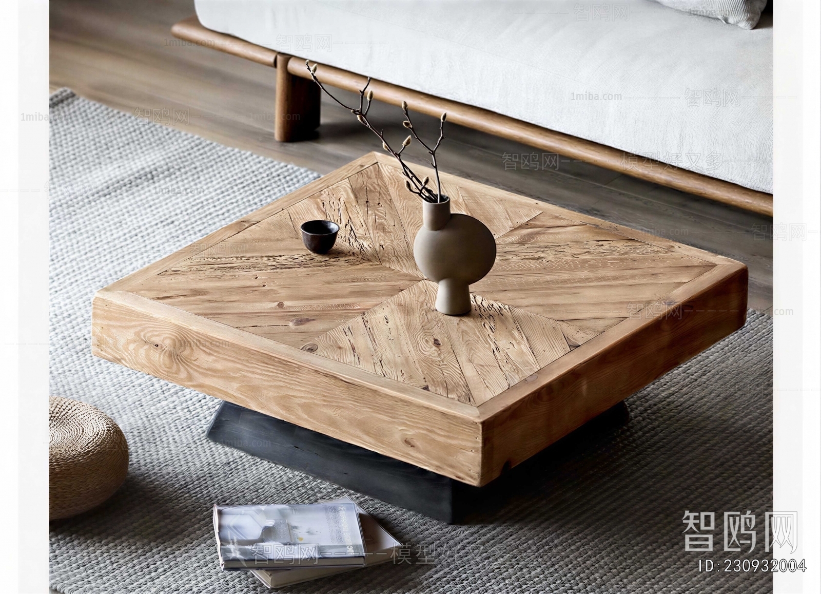 Wabi-sabi Style Coffee Table