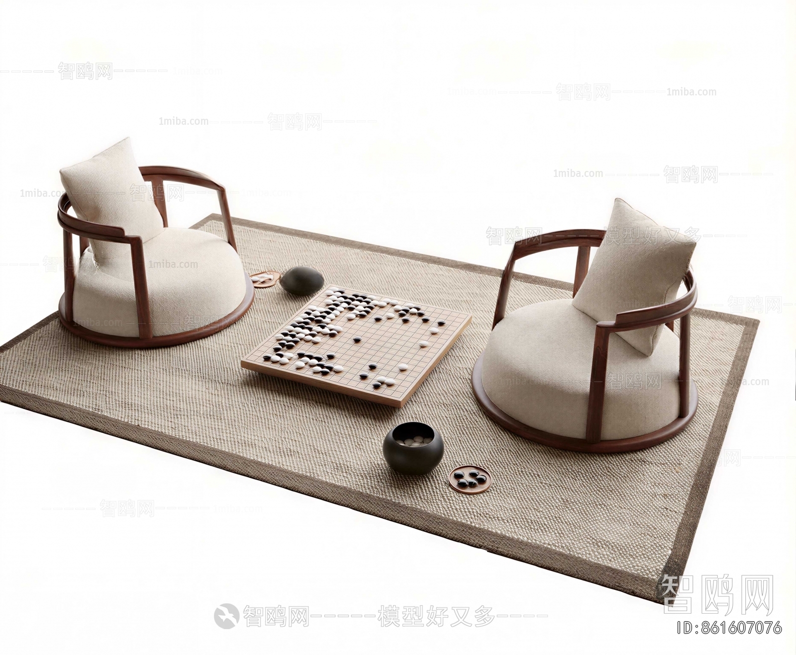 New Chinese Style Lounge Chair