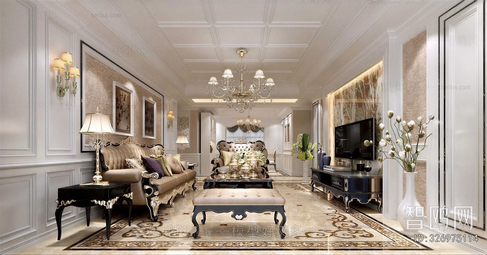 European Style A Living Room