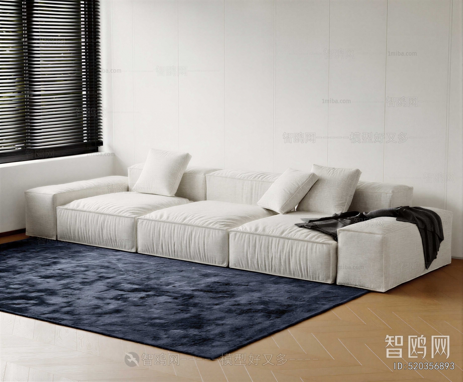 Modern Three-seat Sofa