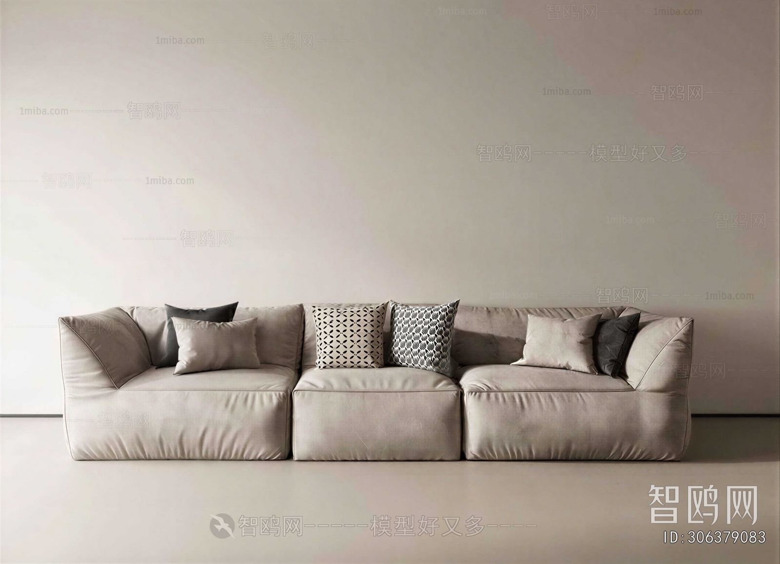 Modern Three-seat Sofa