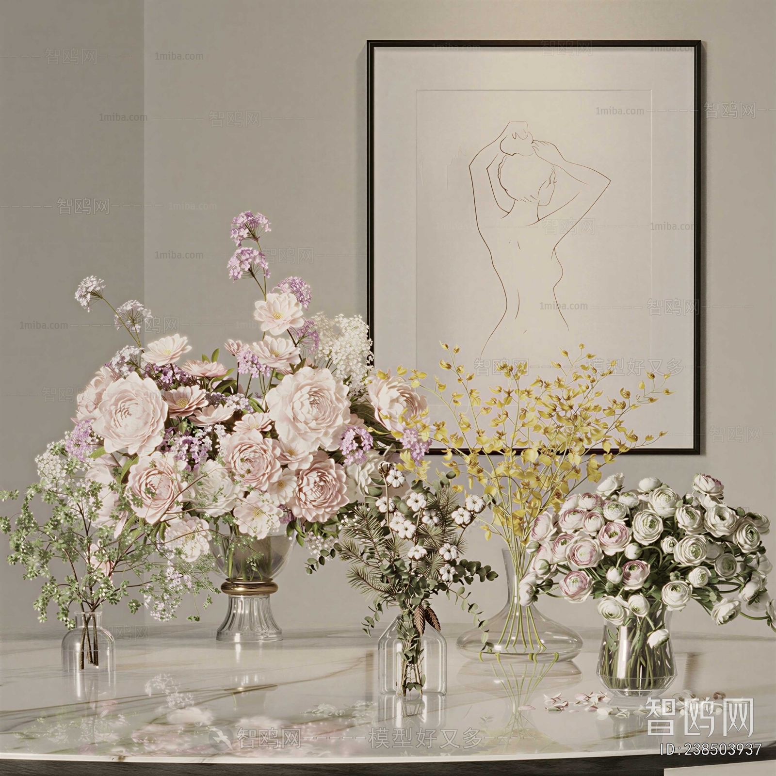 Modern Flower Arrangement