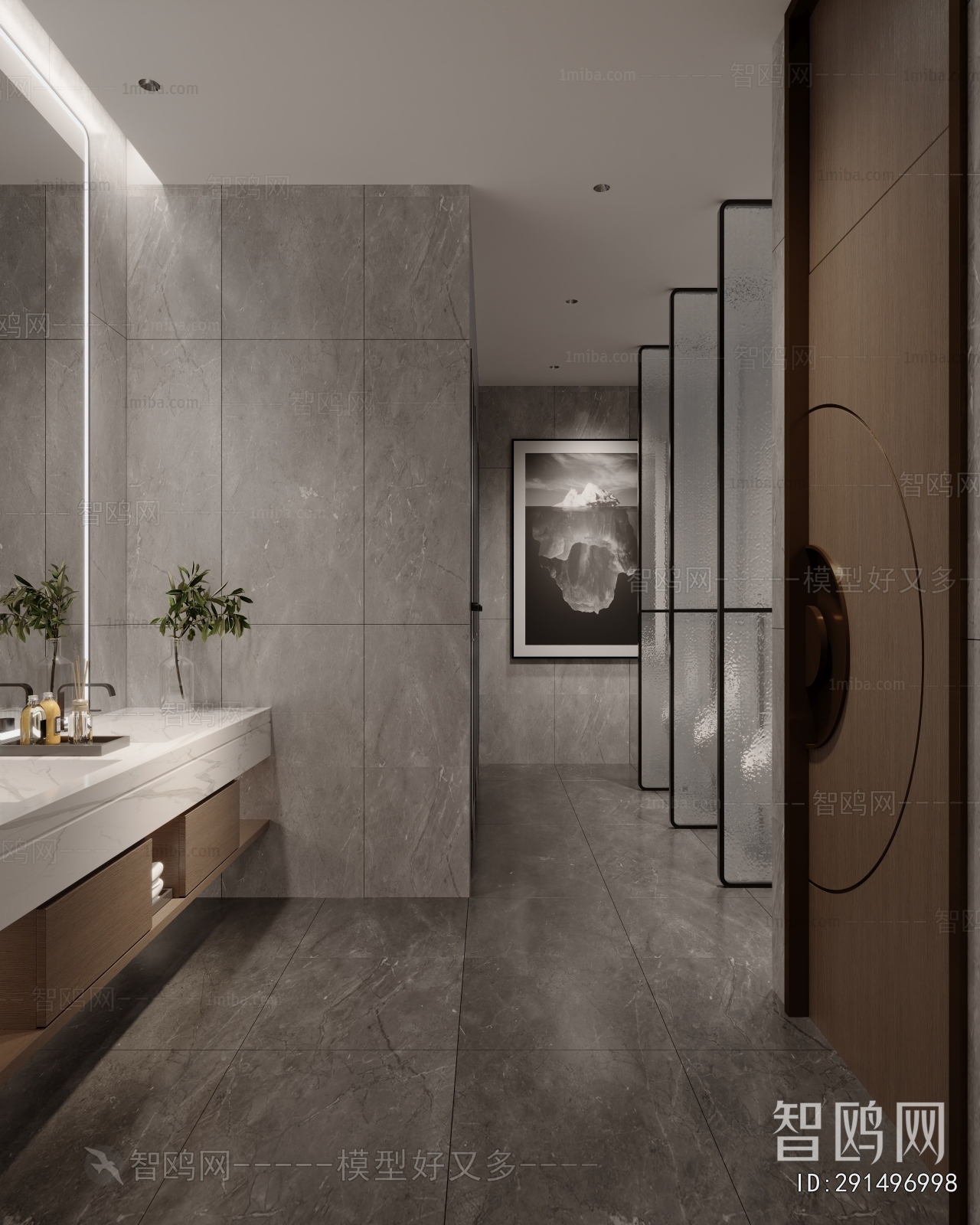 Modern Public Toilet