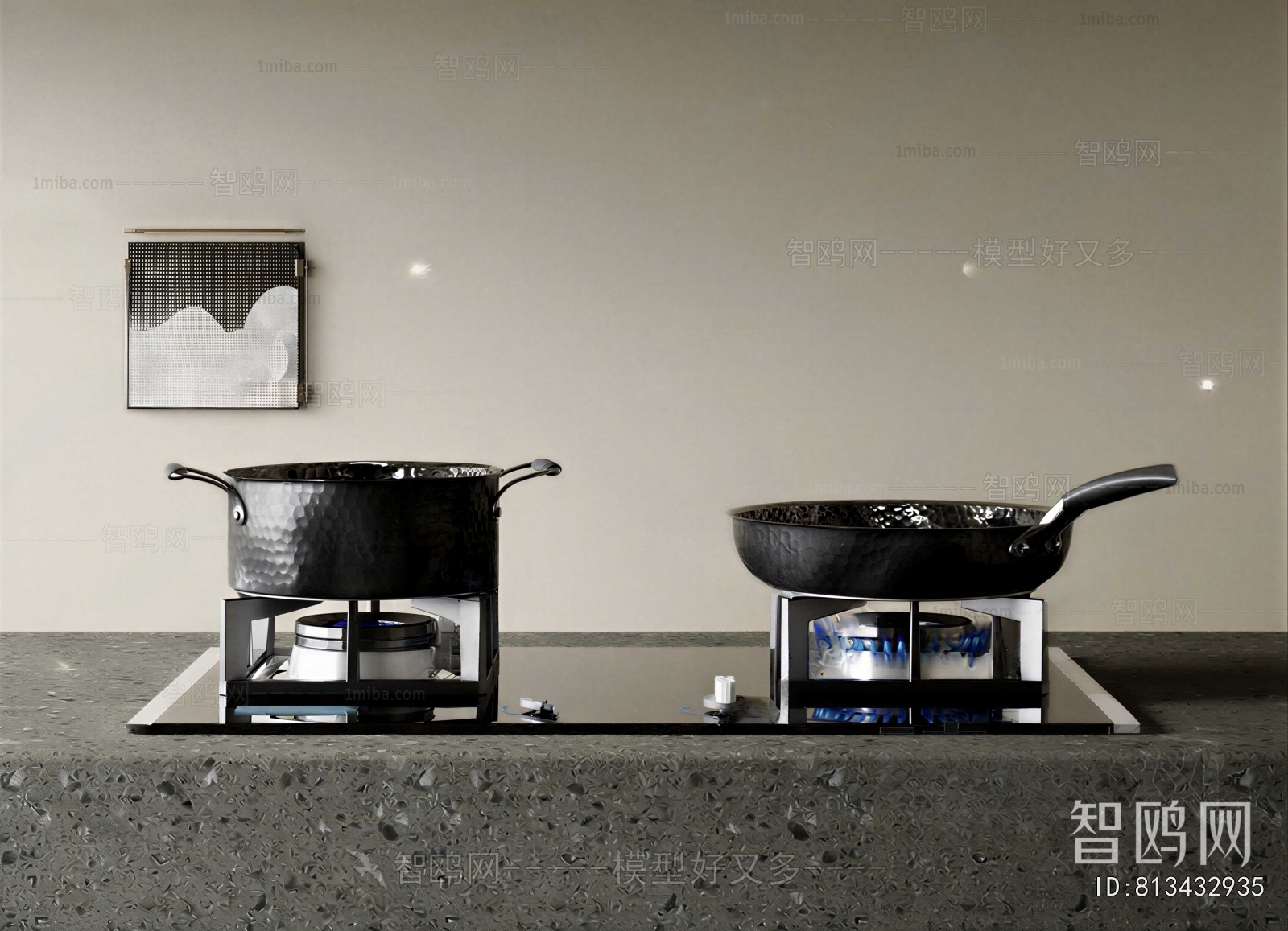 Modern Kitchen Electric Gas Range