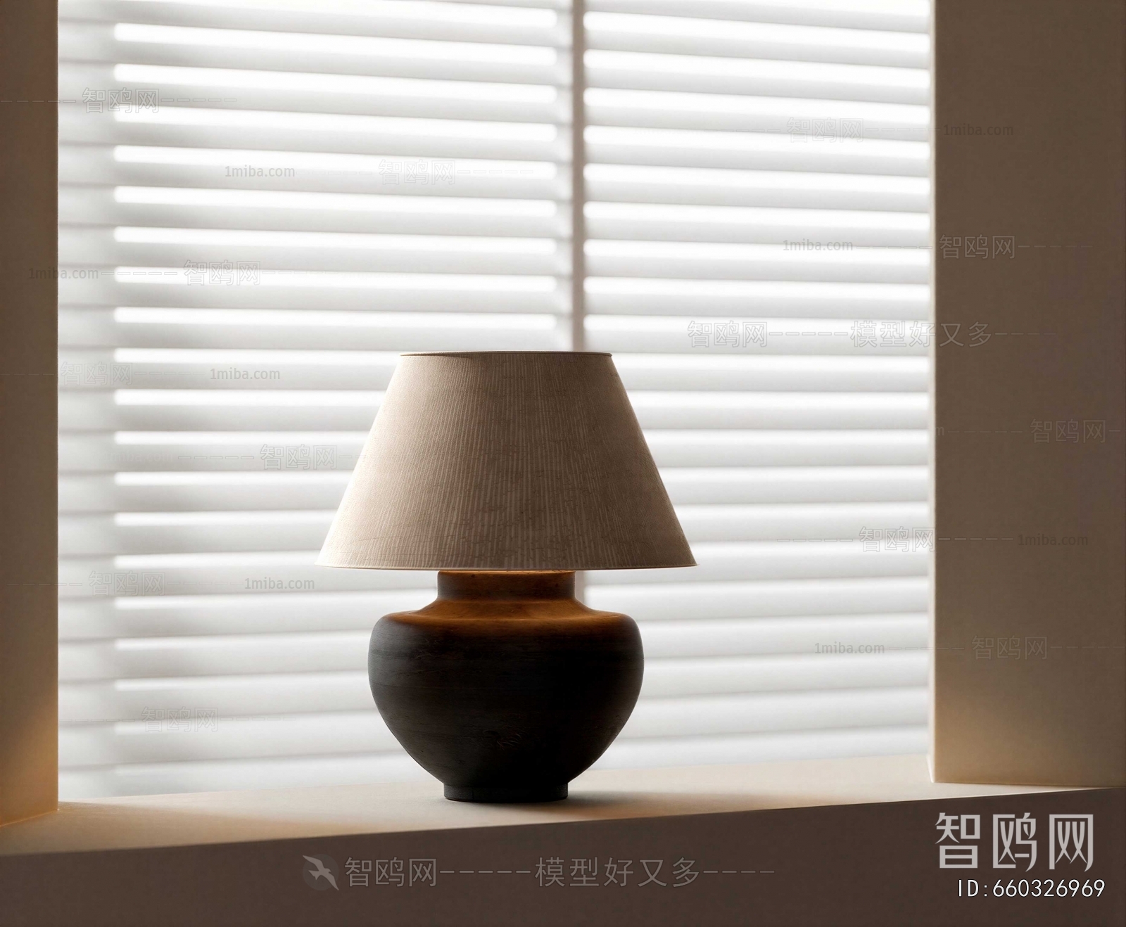 Wabi-sabi Style Table Lamp