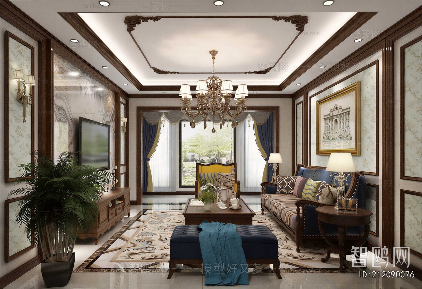 American Style A Living Room