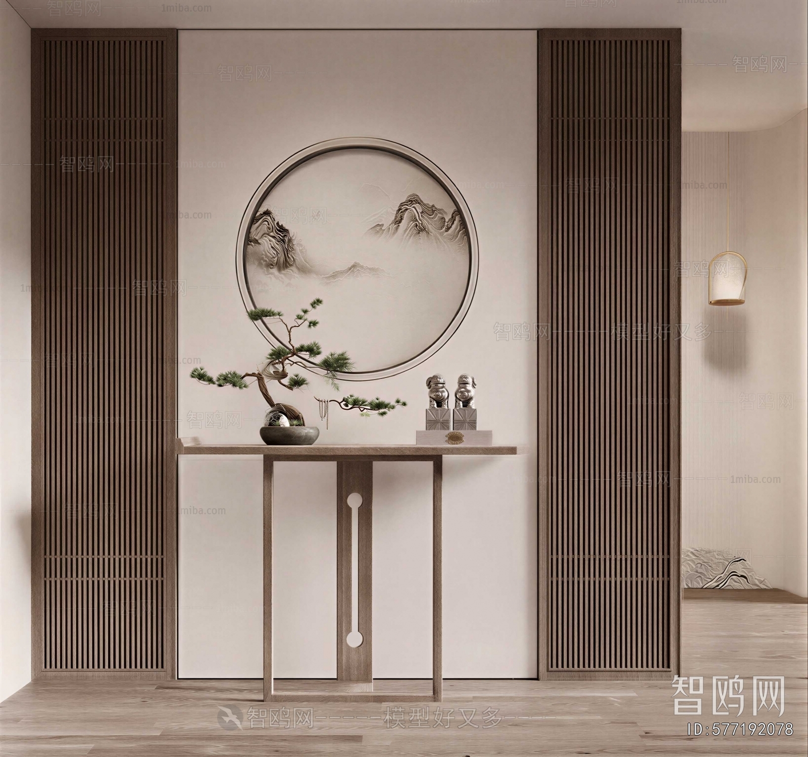 New Chinese Style Hallway