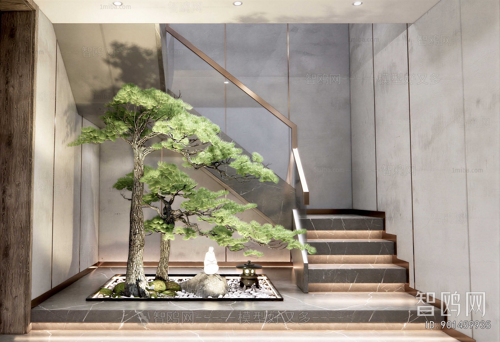 New Chinese Style Stairwell