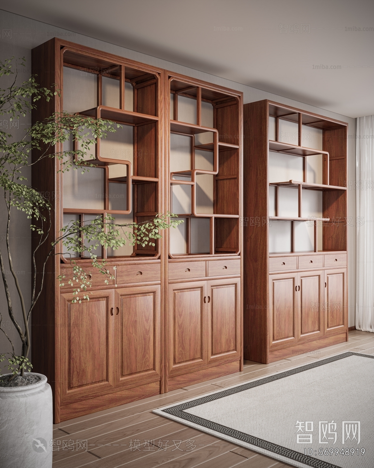 New Chinese Style Antique Rack