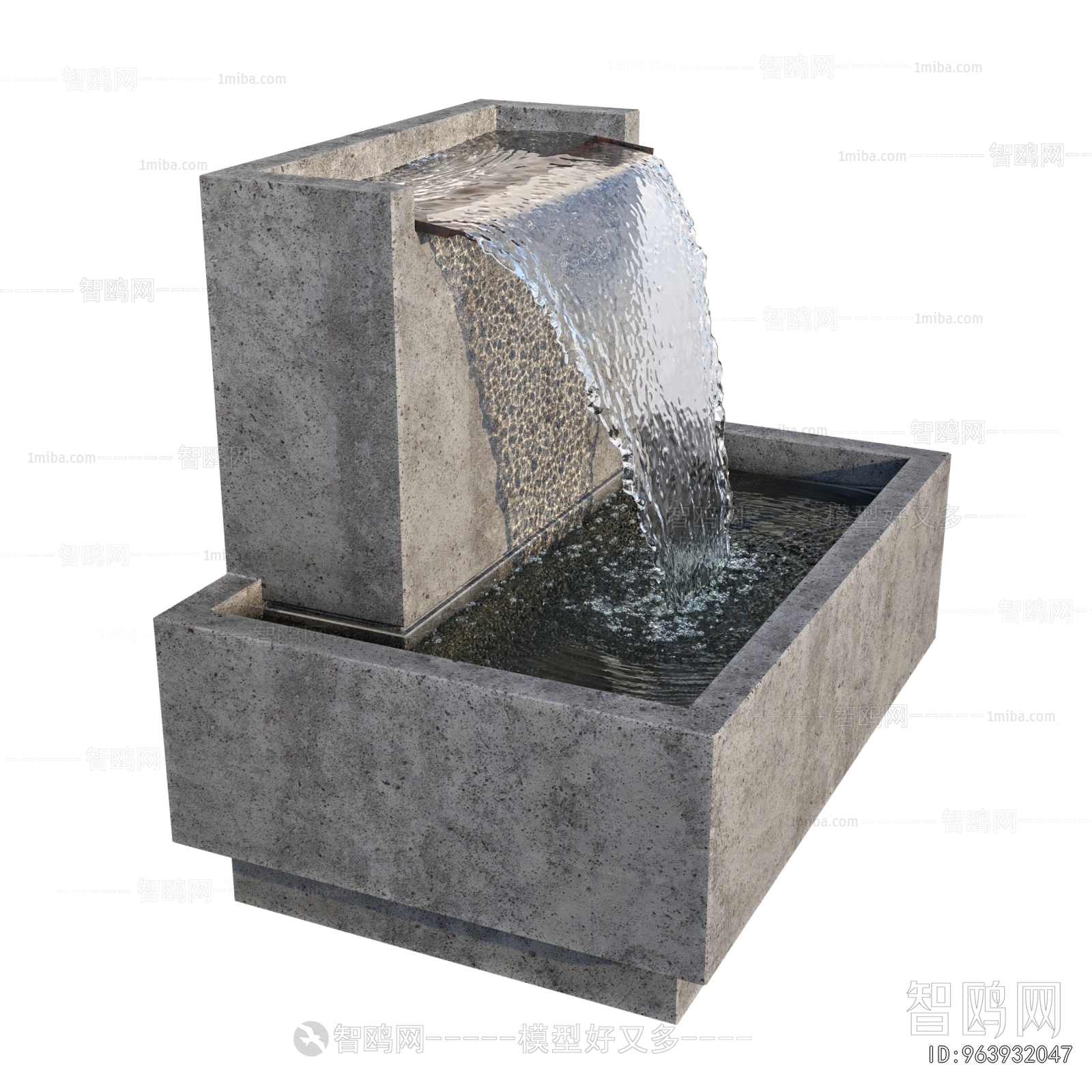 Modern Rockery Waterscape