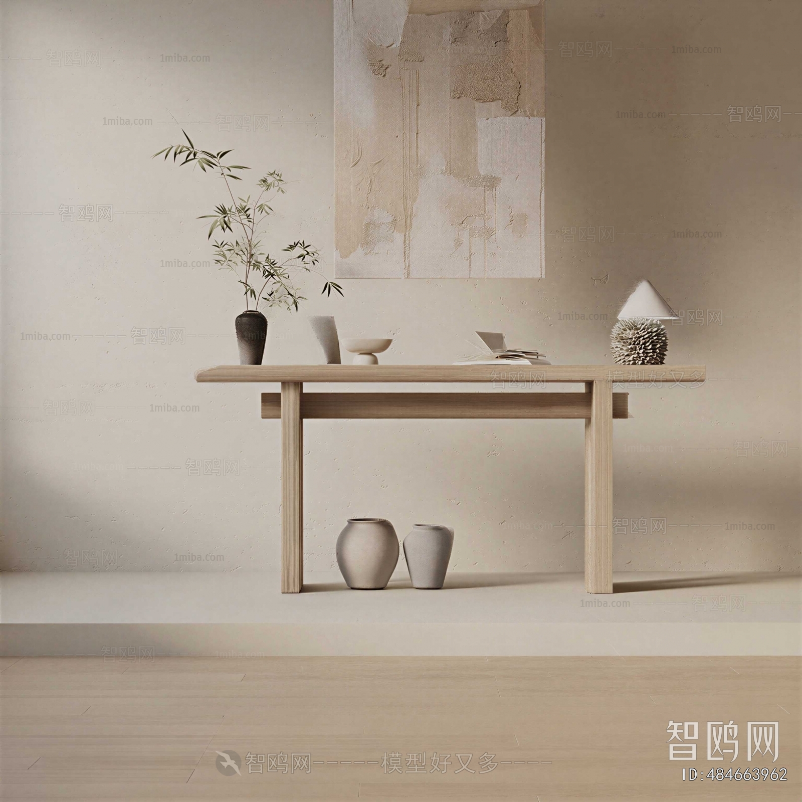 Wabi-sabi Style Console
