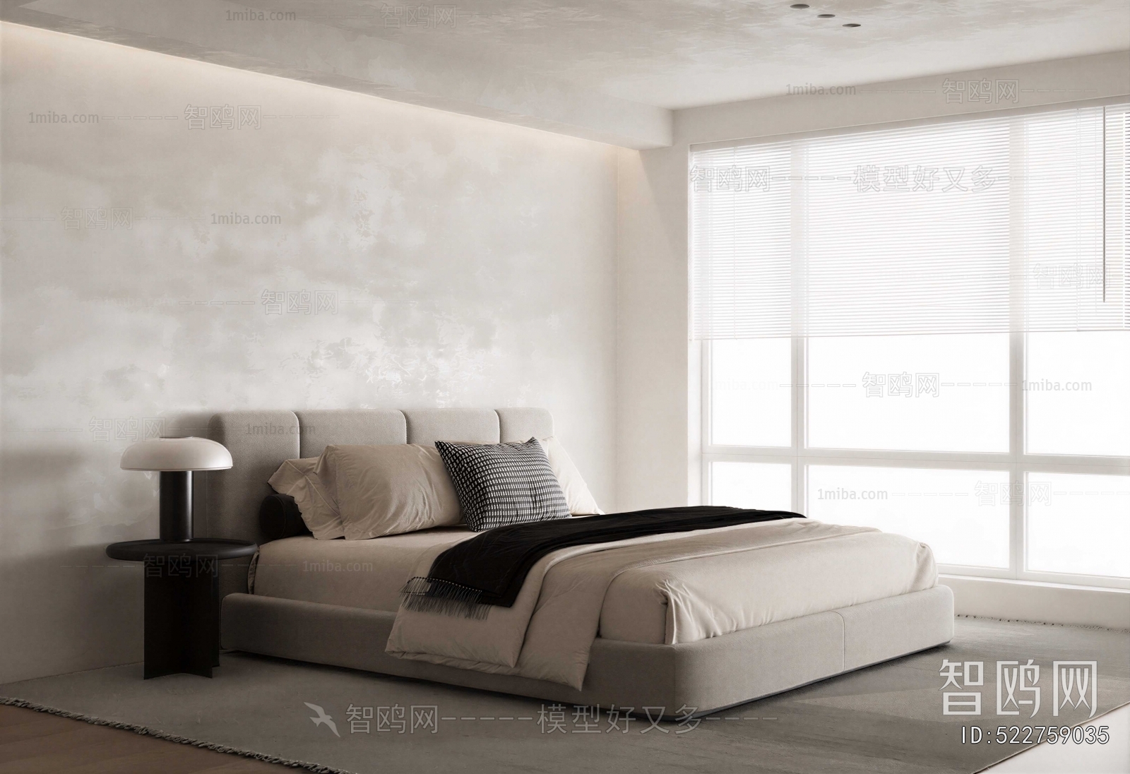 Wabi-sabi Style Bedroom