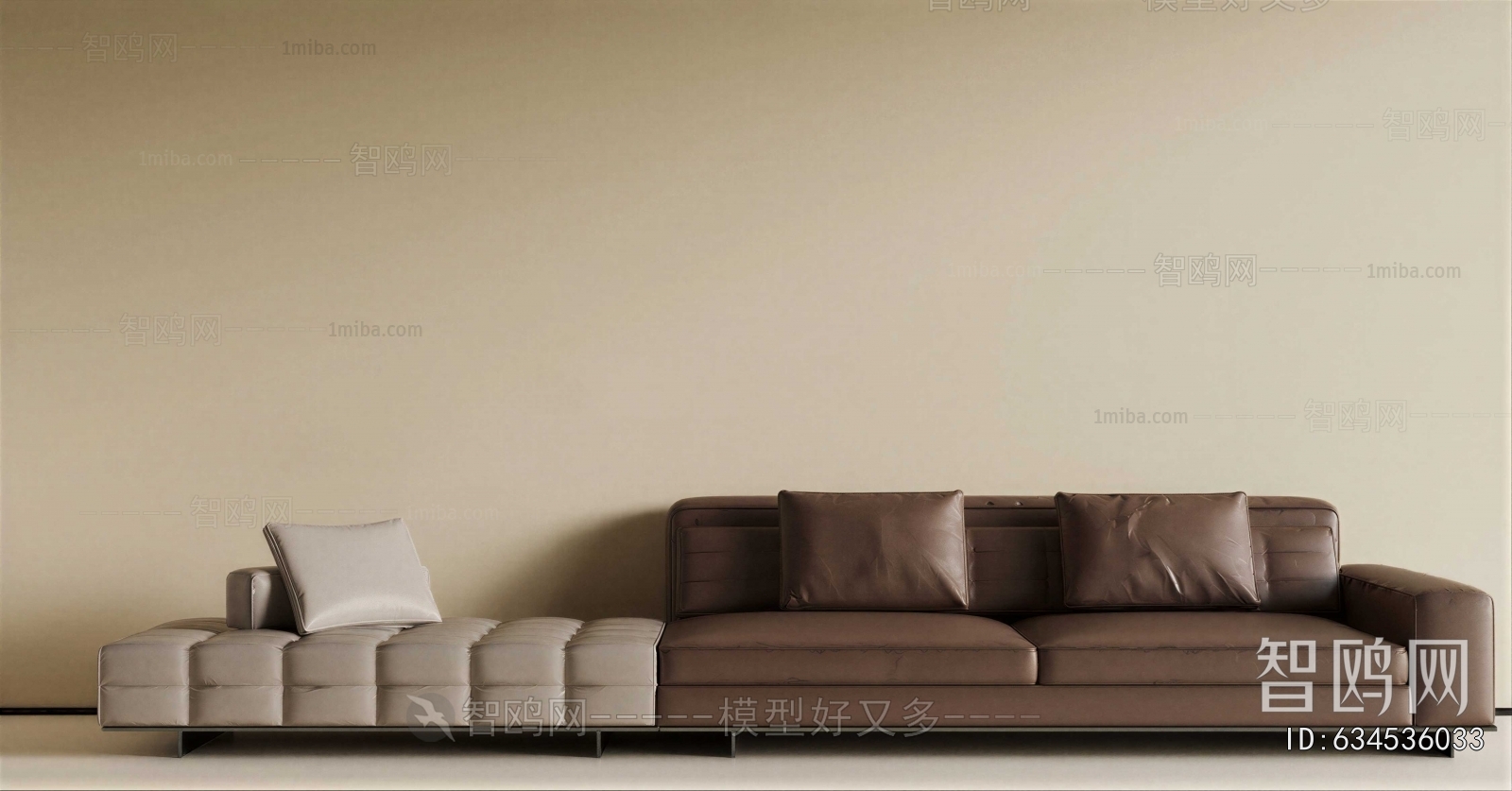 Modern Three-seat Sofa