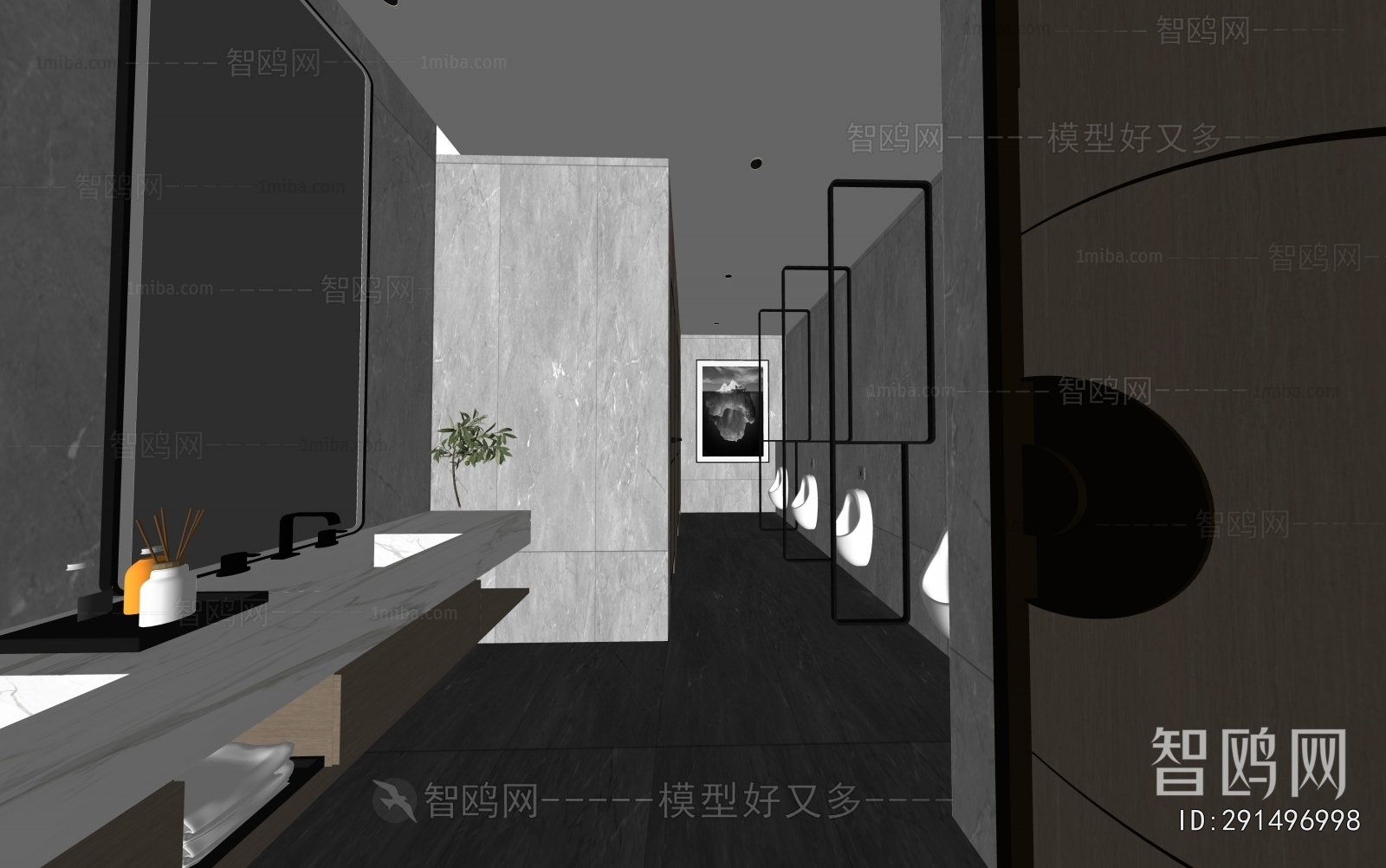 Modern Public Toilet