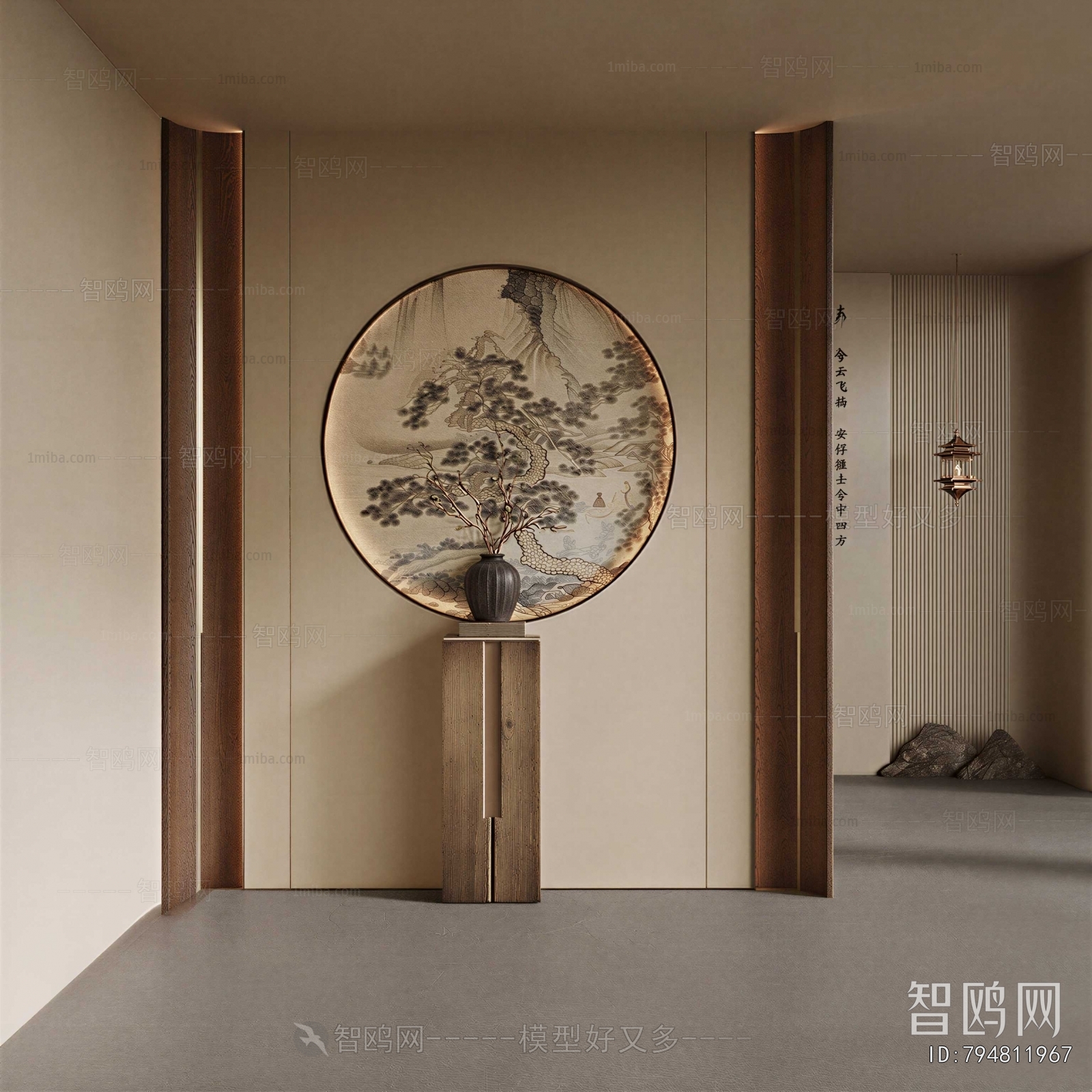 New Chinese Style Hallway