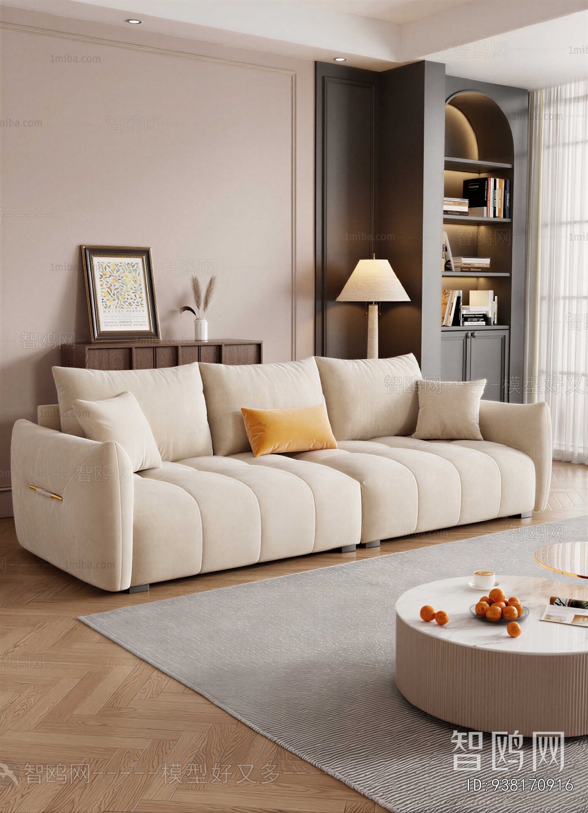 Modern Three-seat Sofa