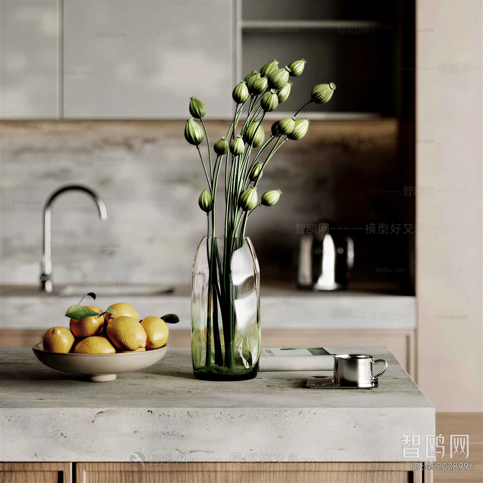 Modern Aquatic Green Plant