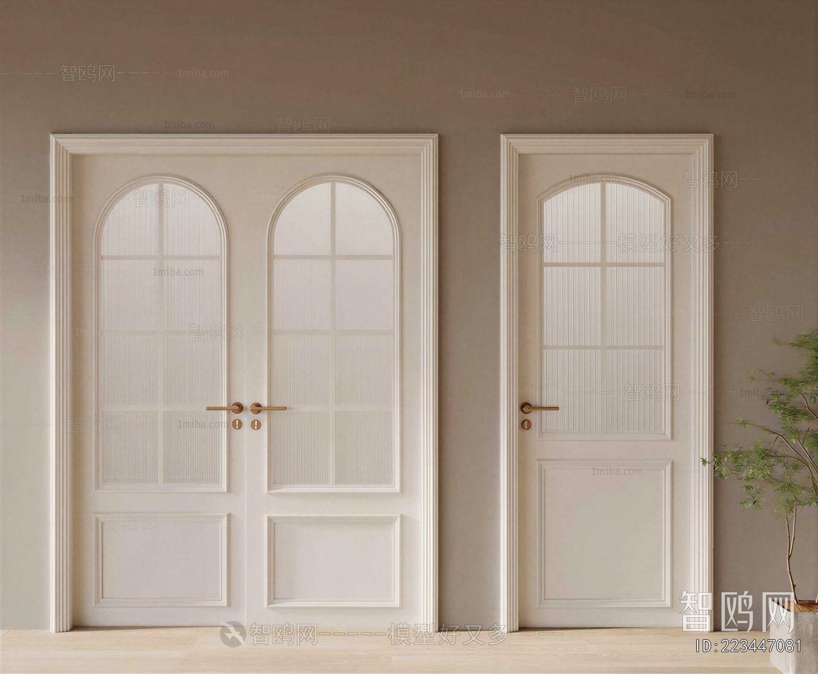 French Style Single Door