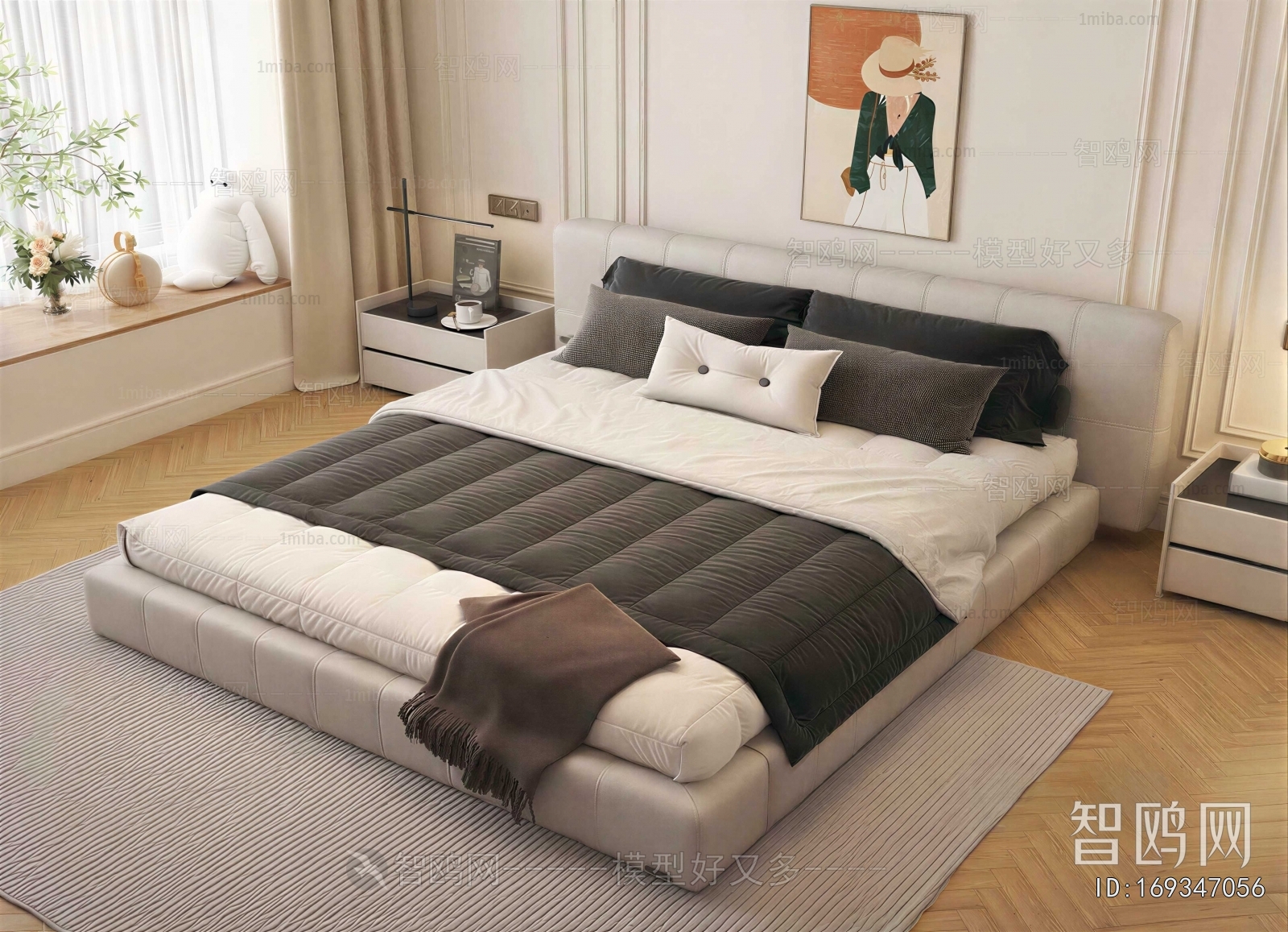 Modern Double Bed