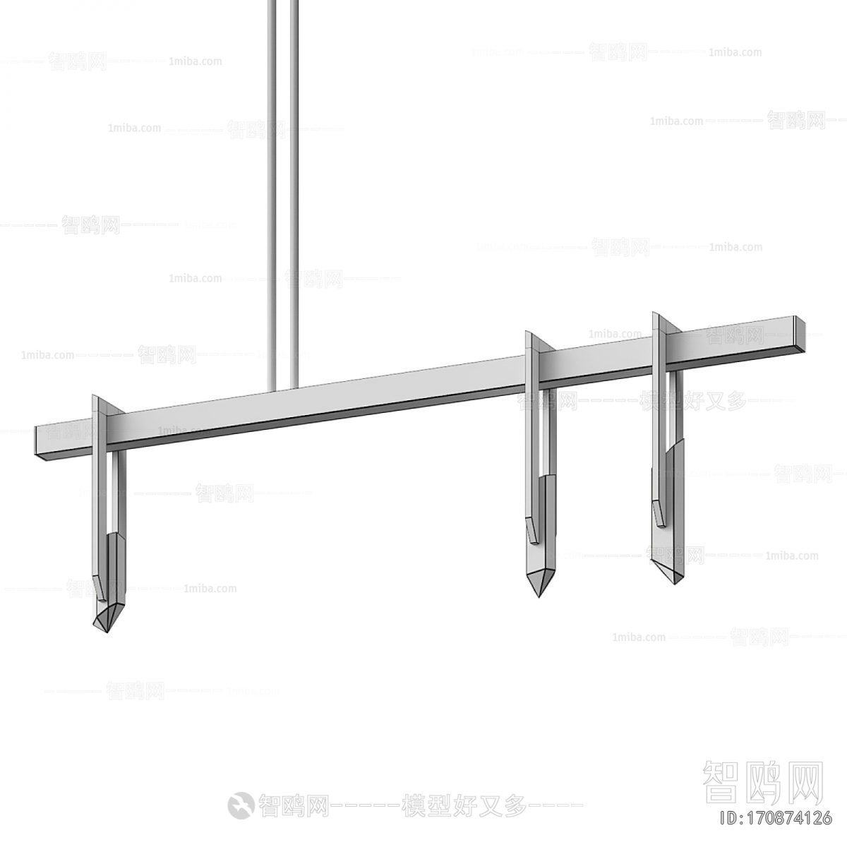 Modern Long Chandelier