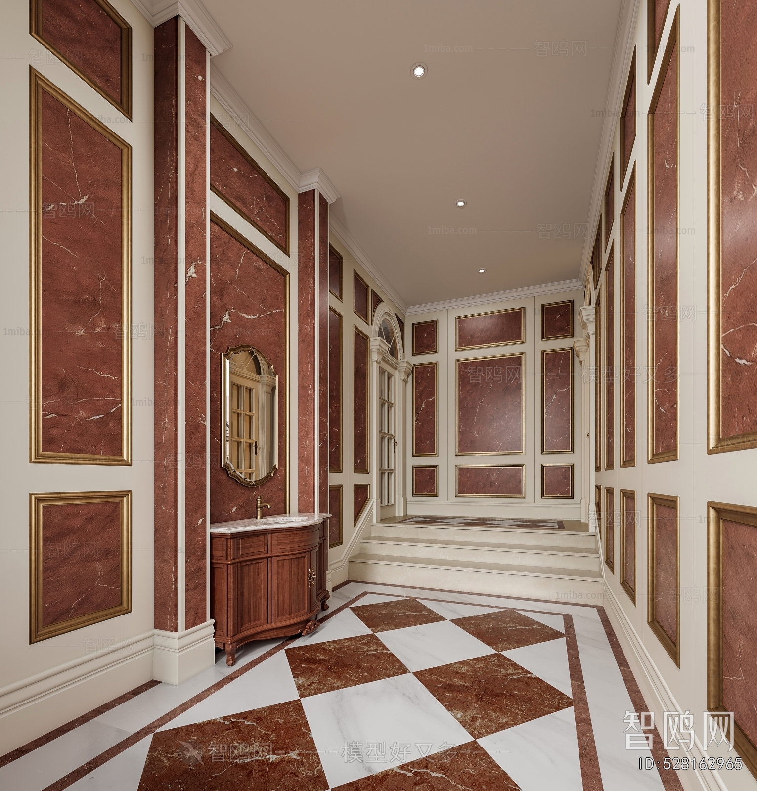 European Style Hallway
