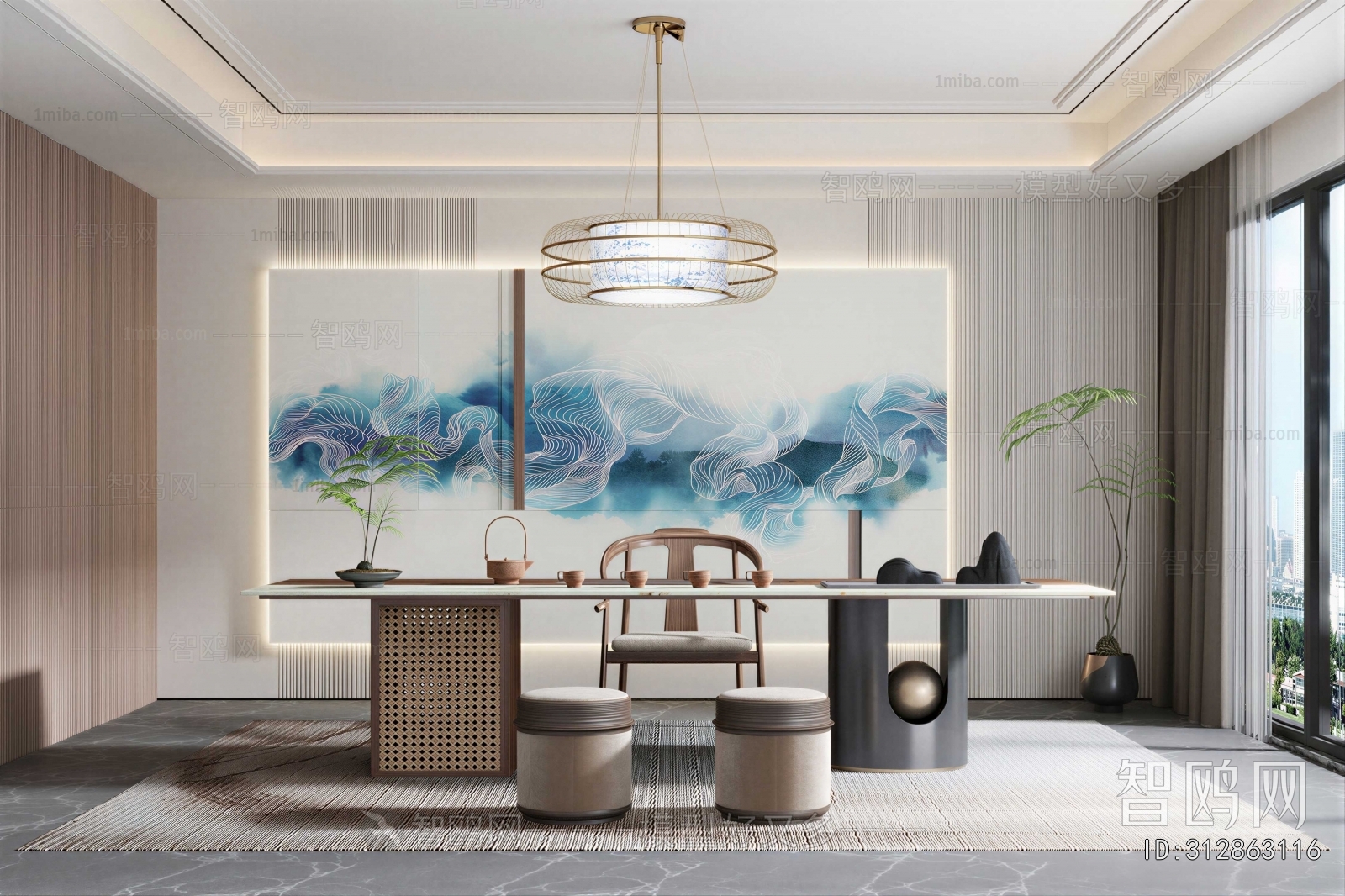 New Chinese Style Tea House