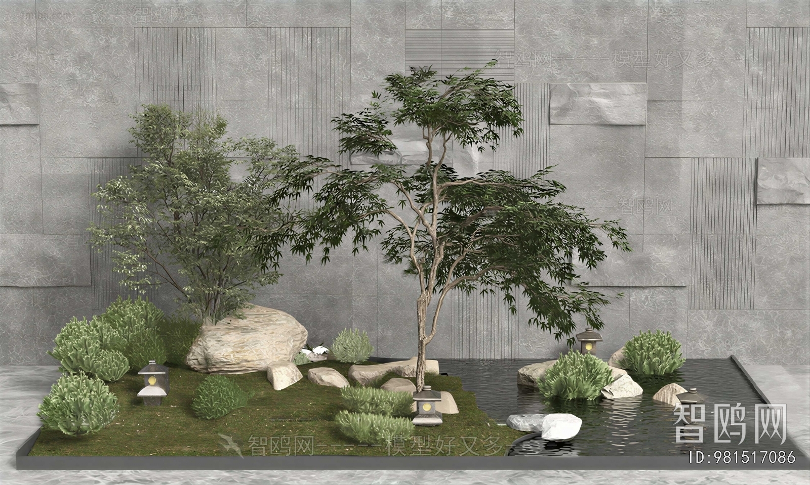 Japanese Style Plant Landscaping