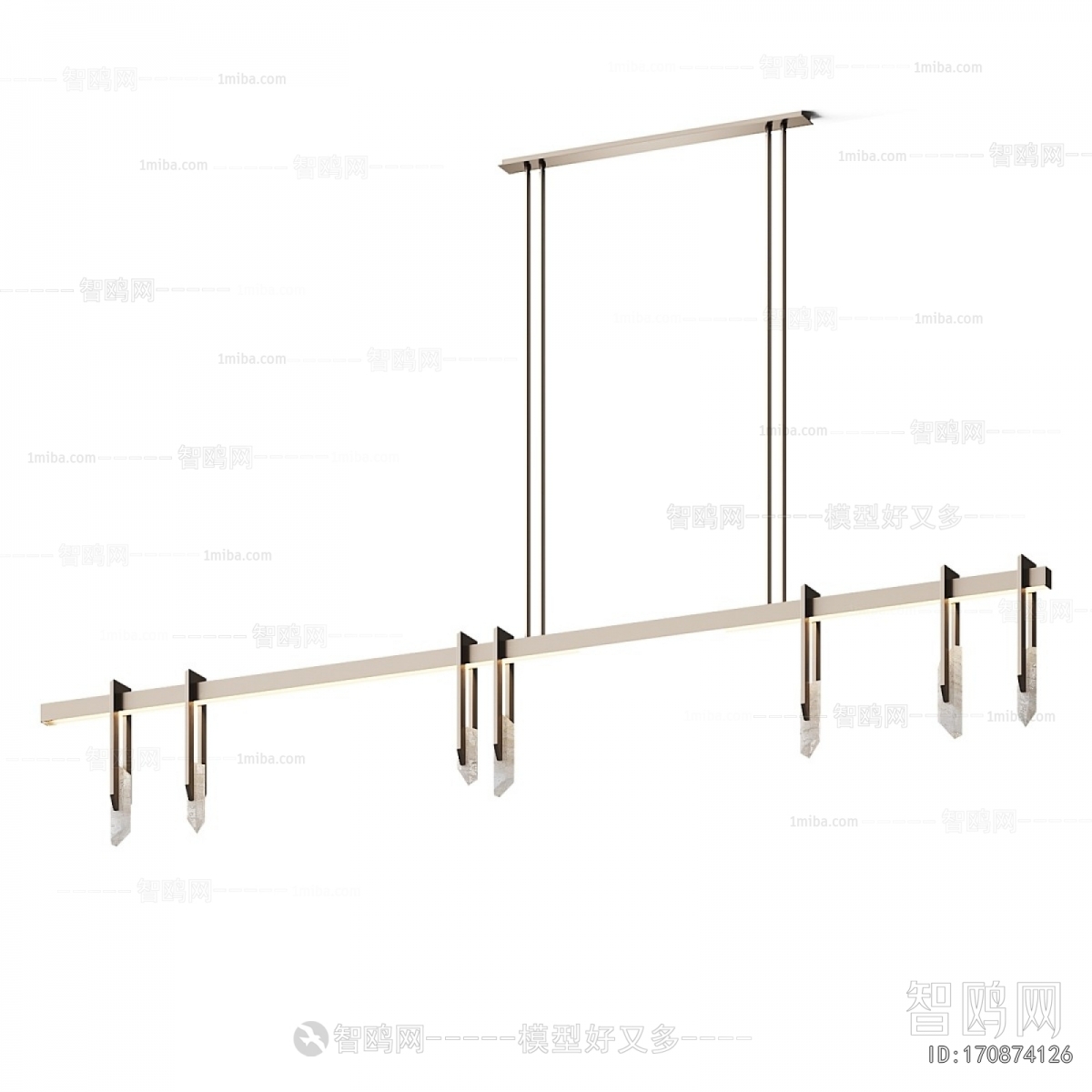 Modern Long Chandelier