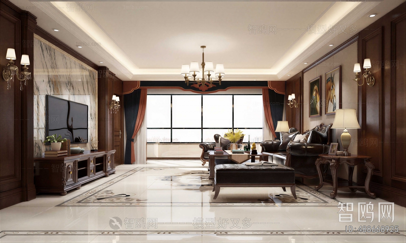 European Style A Living Room