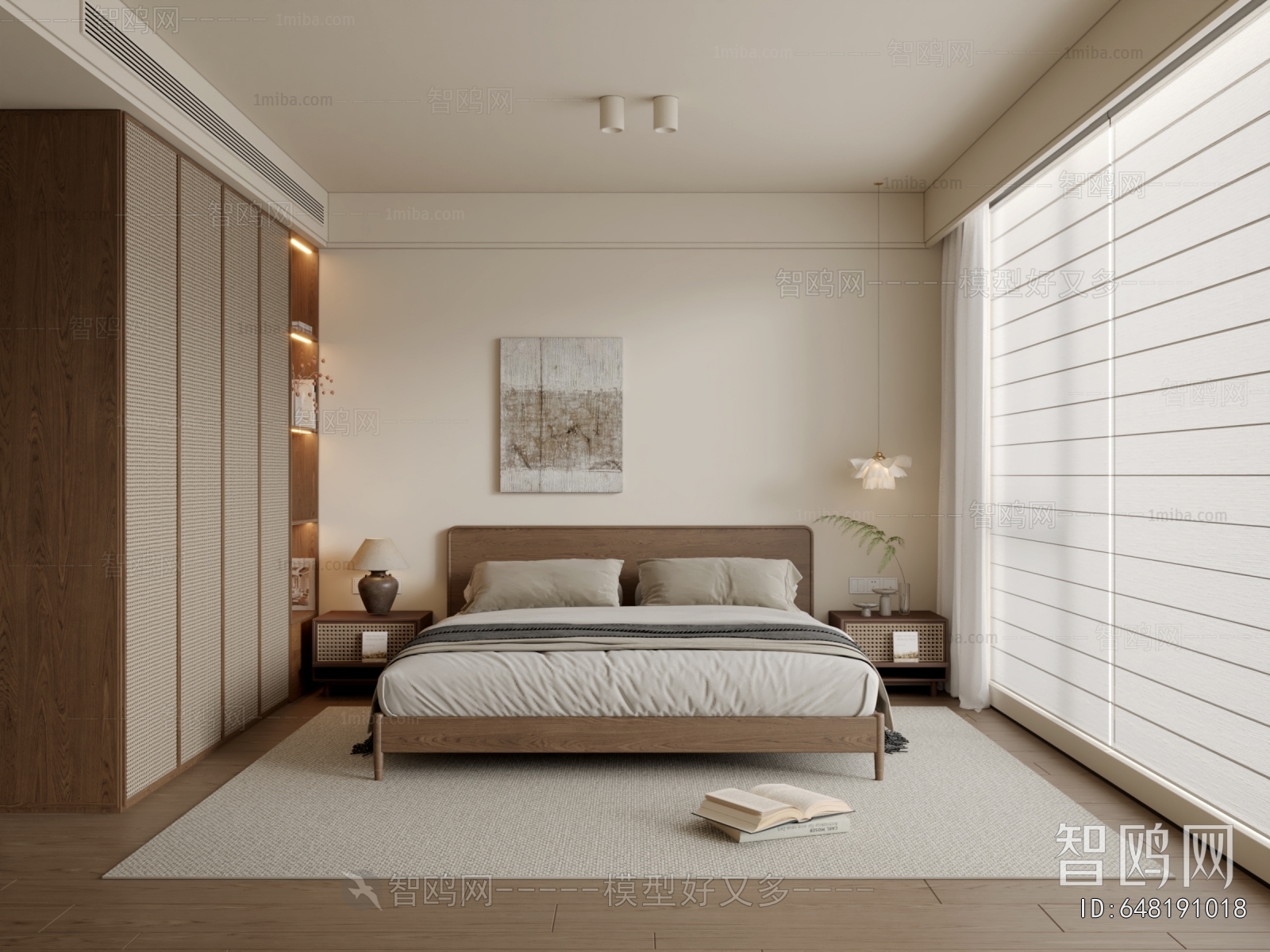 Wabi-sabi Style Bedroom