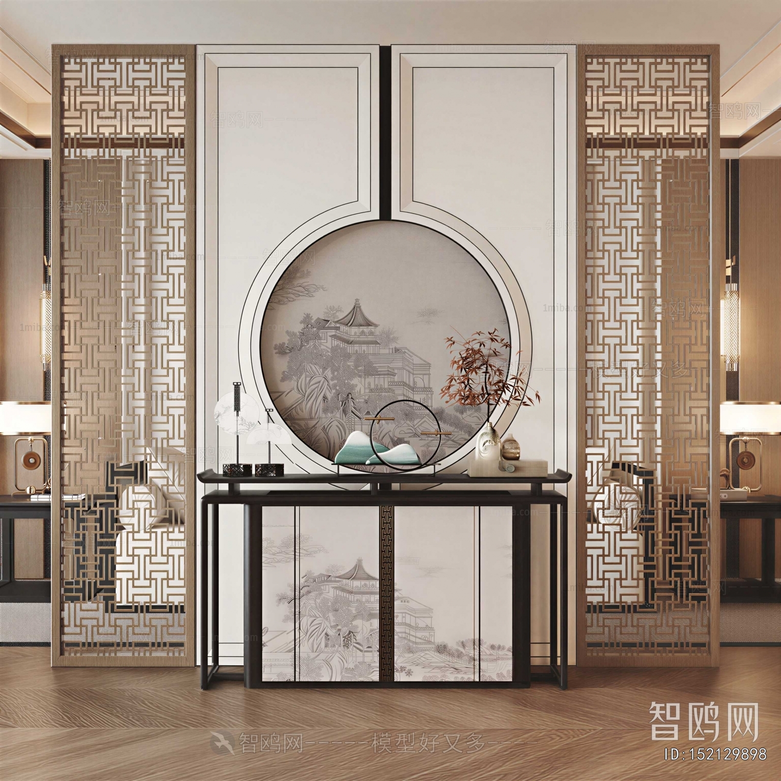 New Chinese Style Console