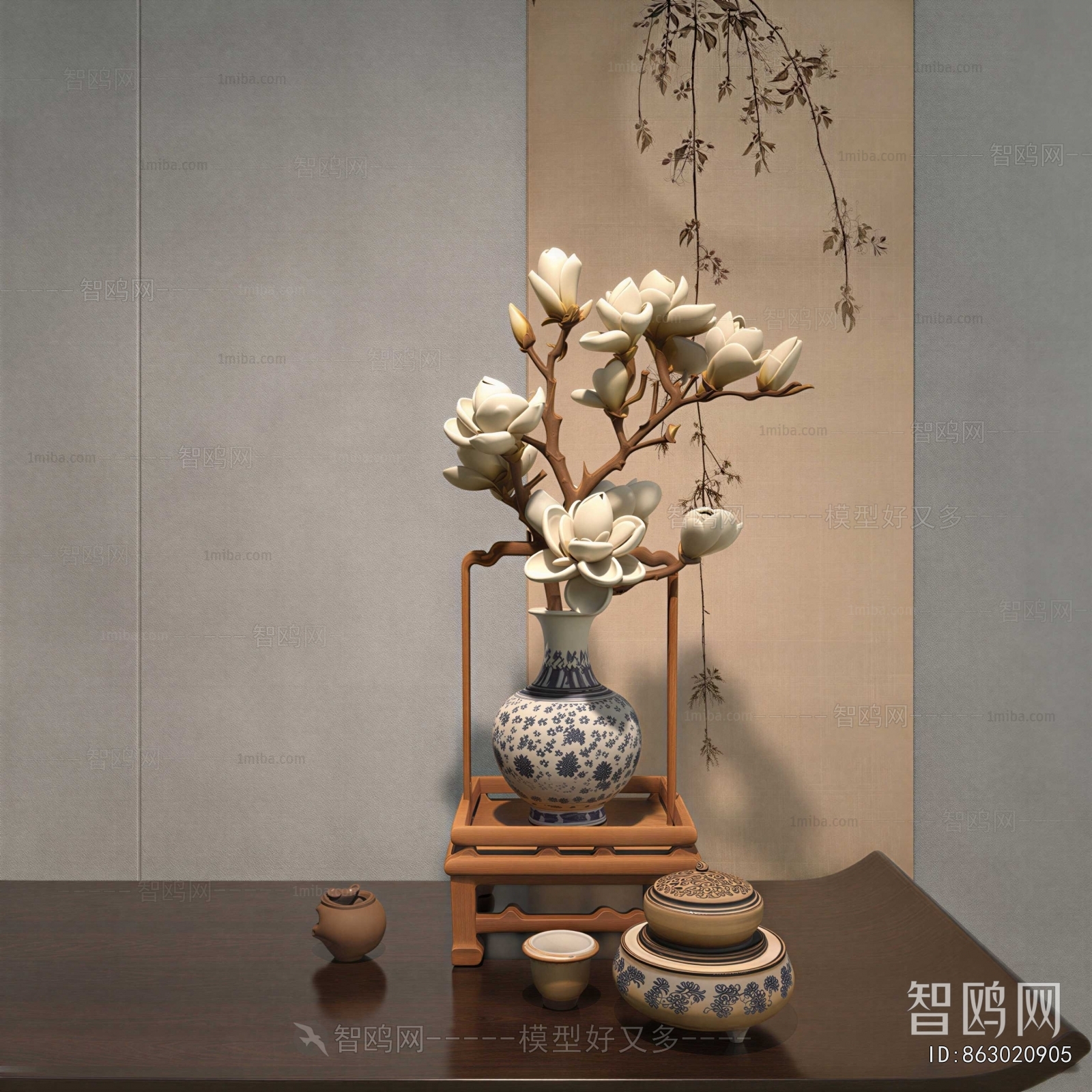 New Chinese Style Bonsai