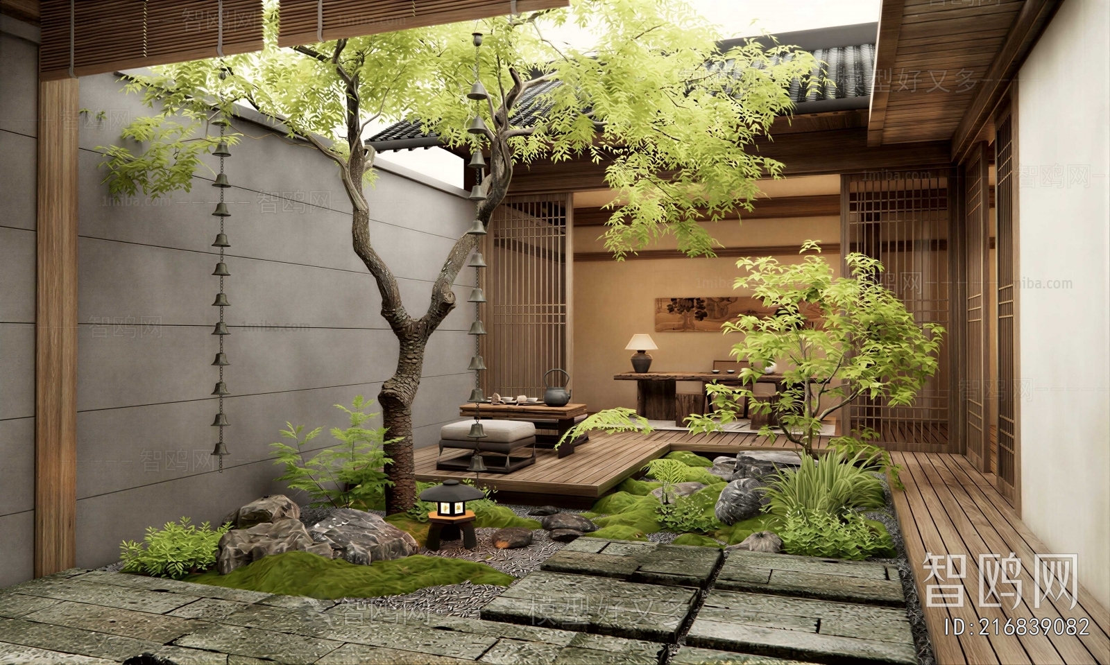 Japanese Style Courtyard/landscape