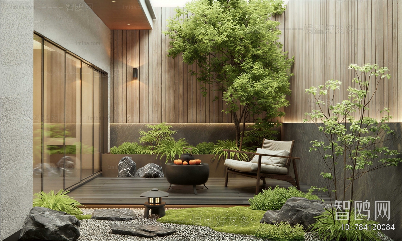 Japanese Style Courtyard/landscape
