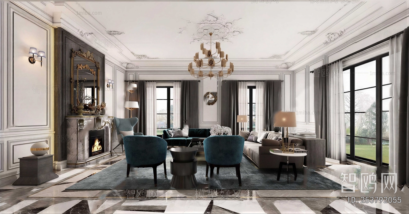 French Style A Living Room