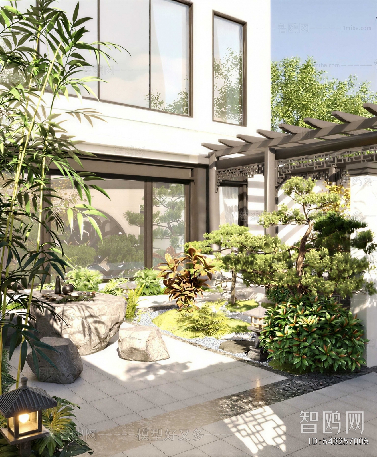 New Chinese Style Courtyard/landscape