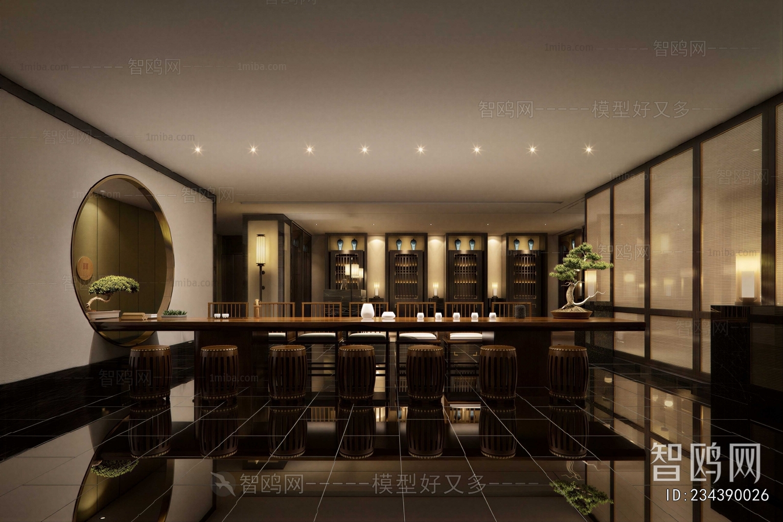 New Chinese Style Teahouse Tea House