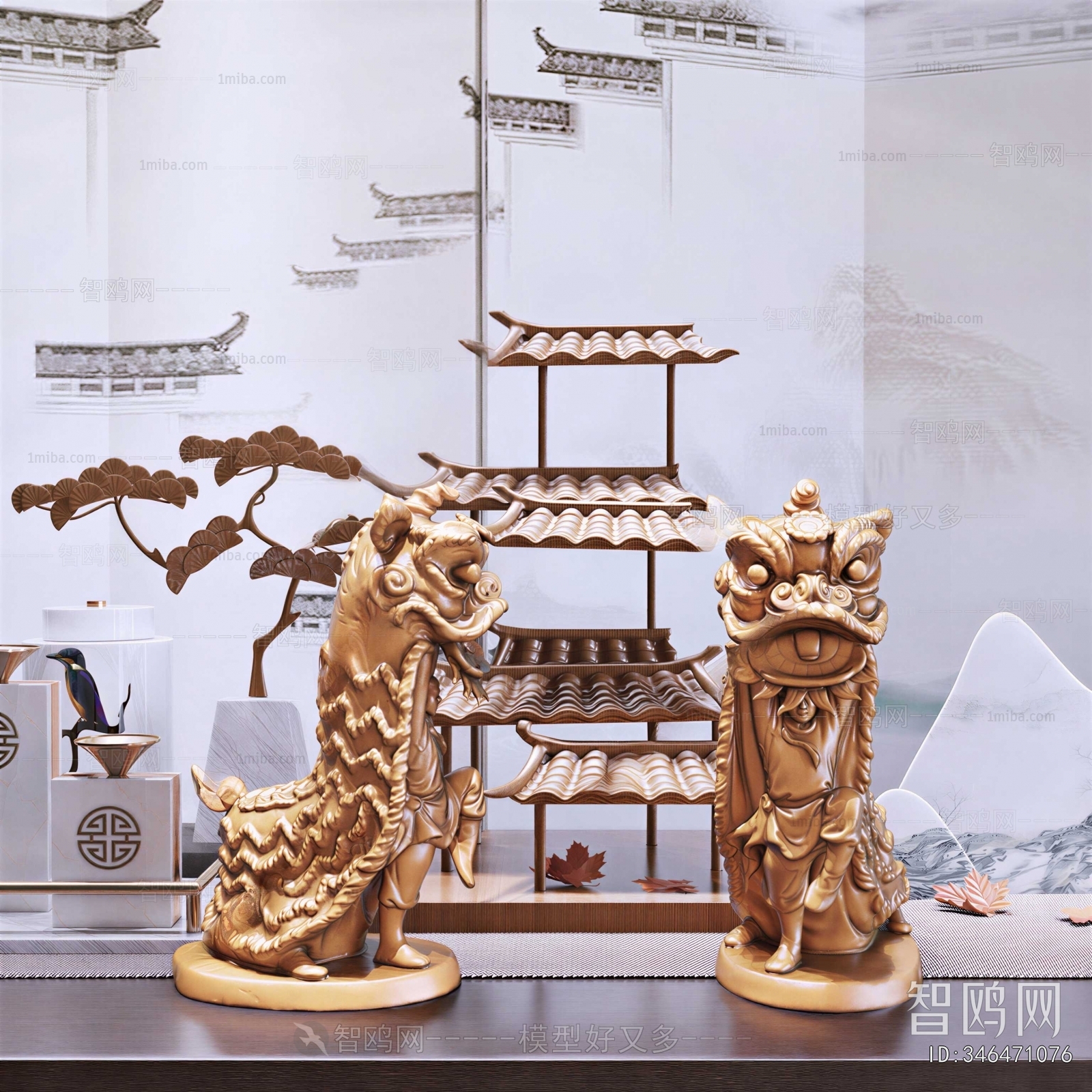 New Chinese Style Sculpture