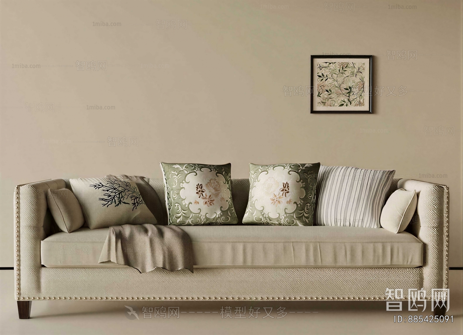 French Style Multi Person Sofa