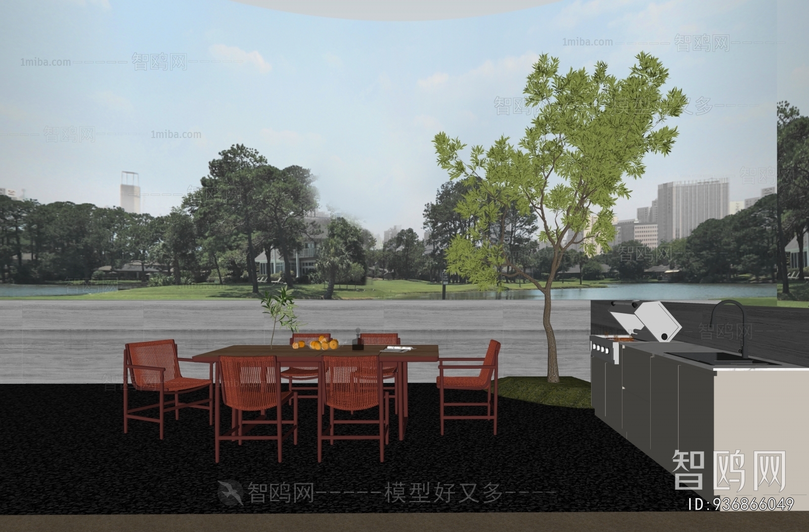 Modern Courtyard/landscape