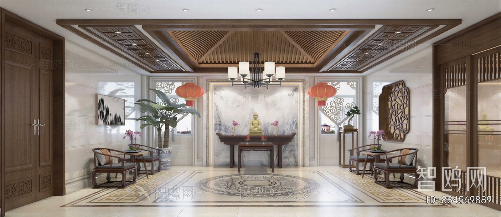 New Chinese Style Temple