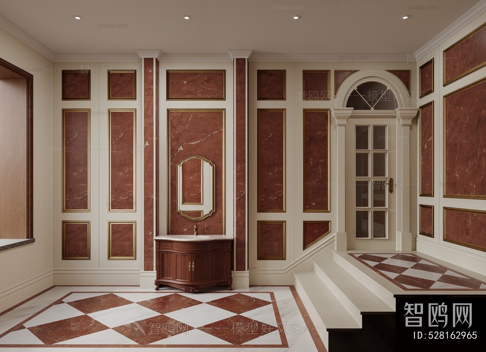 European Style Hallway